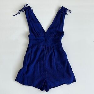 Royal Blue Romper Sz SM